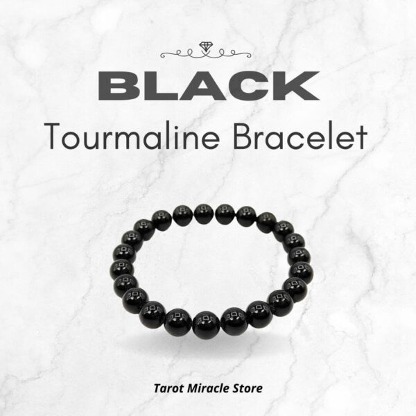 Black Tourmaline Bracelet – 8 MM