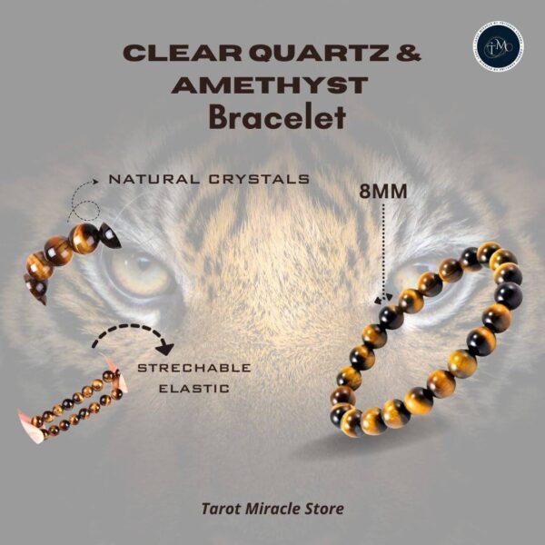 Tiger Eye Bracelet – 8 MM - Image 4